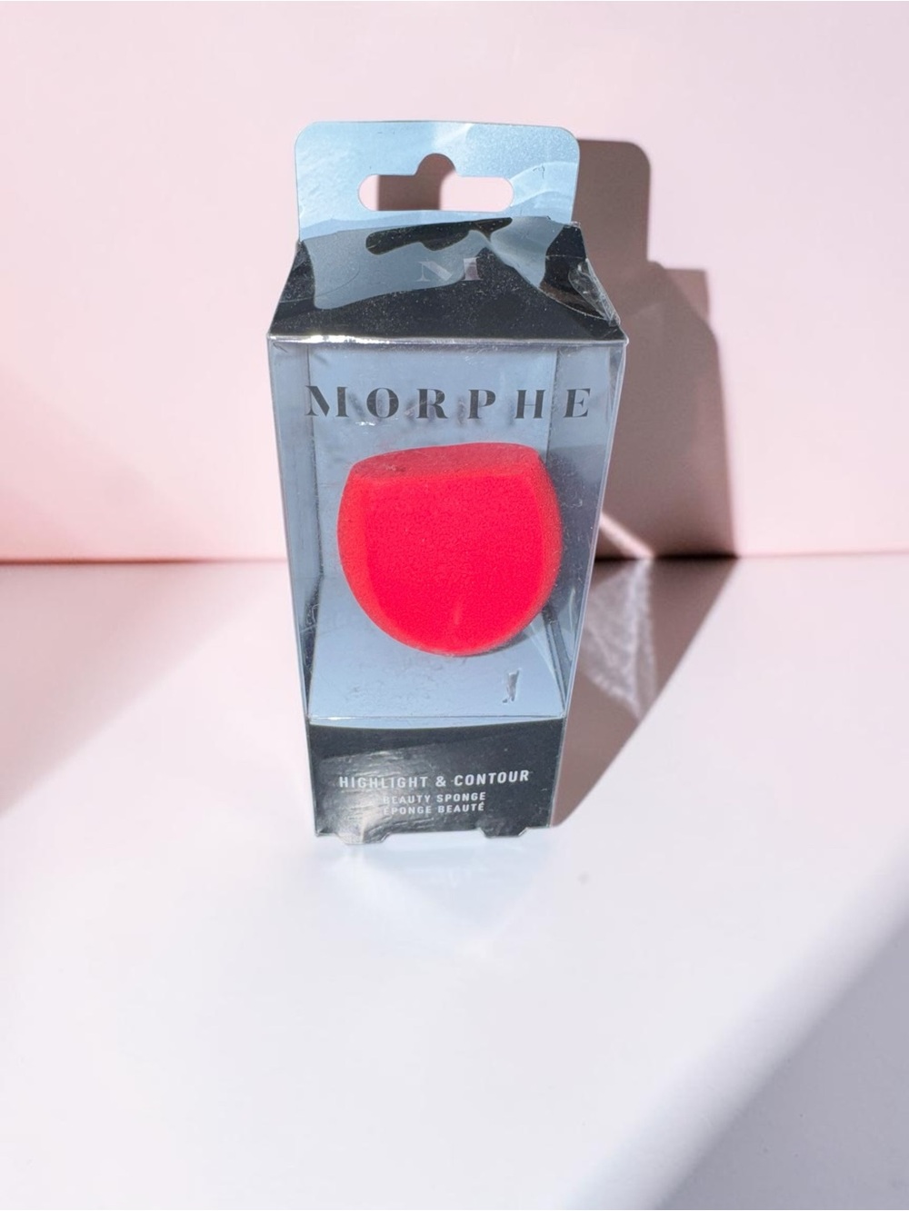 NEW Morphe Highlight & Contour Red Beauty Makeup Sponge NIP